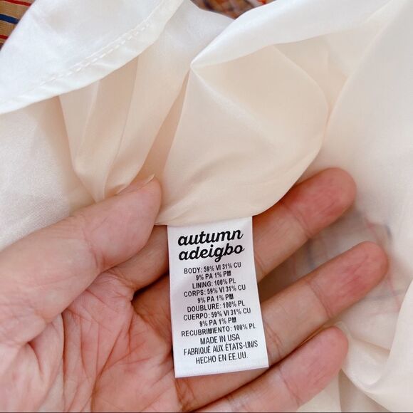 Autumn Adeigbo Hattie Midi Dress - Plaid - Picture 10 of 10